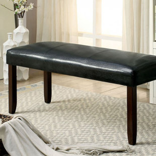 Go to store & view more images Winston Porter Kinley Leatherette Wood Bench