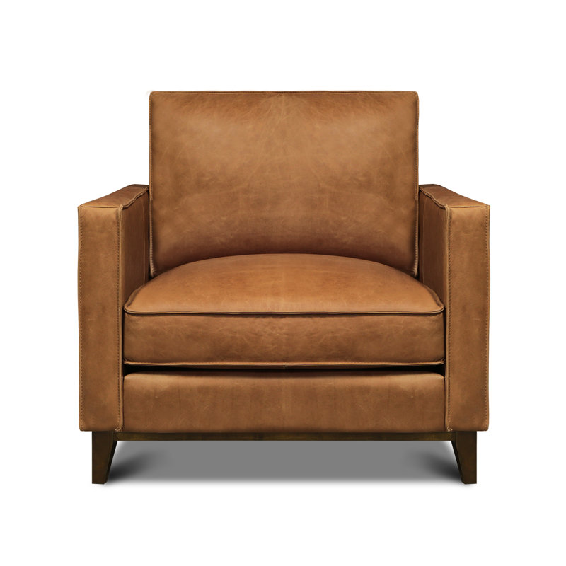leather armchair