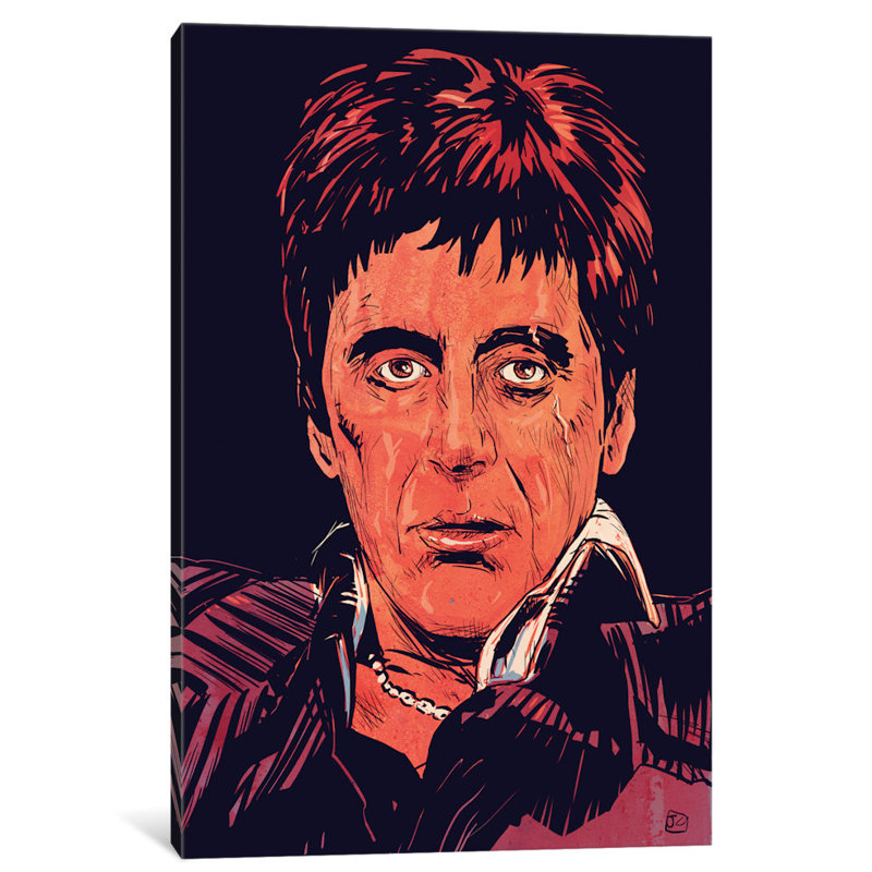 East Urban Home Tony Montana By Giuseppe Cristiano Painting On