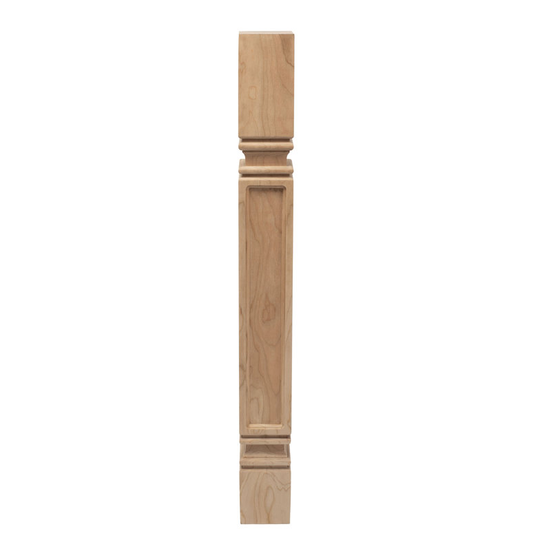 Architectural Products By Outwater L L C Unfinished North American Solid Hard Maple Mission Kitchen Island Leg Wayfair