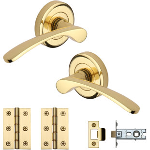 Door Handle Kit Heritage Brass | Wayfair.co.uk Door Handle Kit Heritage Brass | Wayfair.co.uk