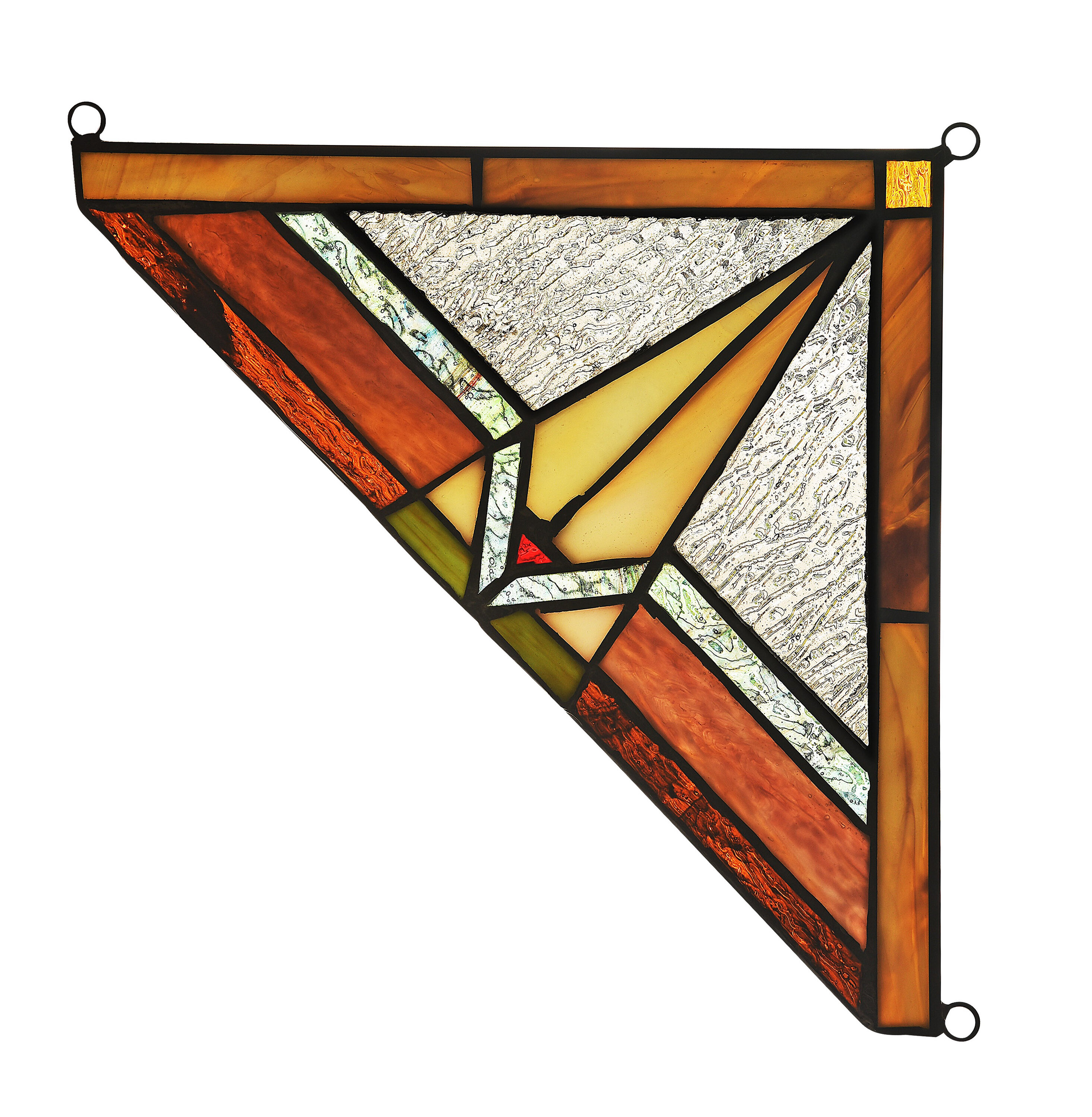 Millwood Pines Tiffany-Glass Window Panel & Reviews | Wayfair