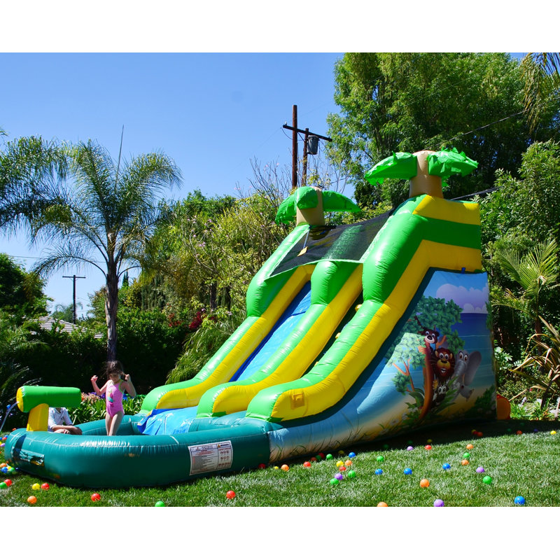 Jumporange Duralite Safari Water Bounce House Reviews Wayfair