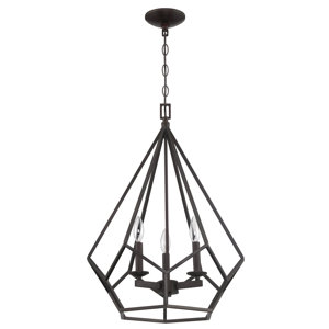 3-Light Foyer Pendant