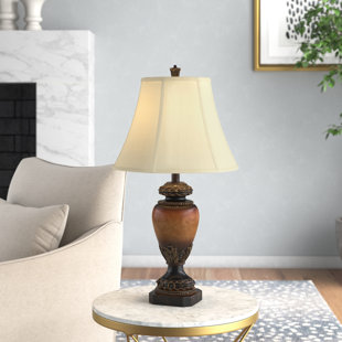 amias 28.75 champagne table lamp