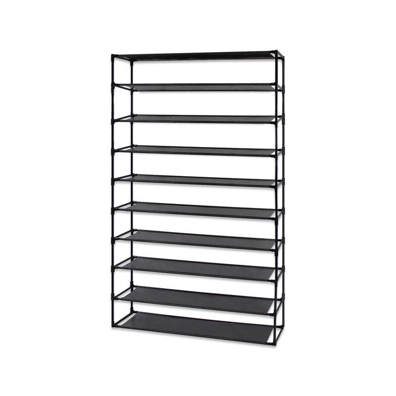 Rebrilliant 50 Pair Stackable Shoe Rack Reviews Wayfair