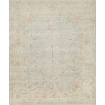 Loloi Rugs Abelard Oriental Hand Knotted Wool Stone Area Rug Reviews Wayfair