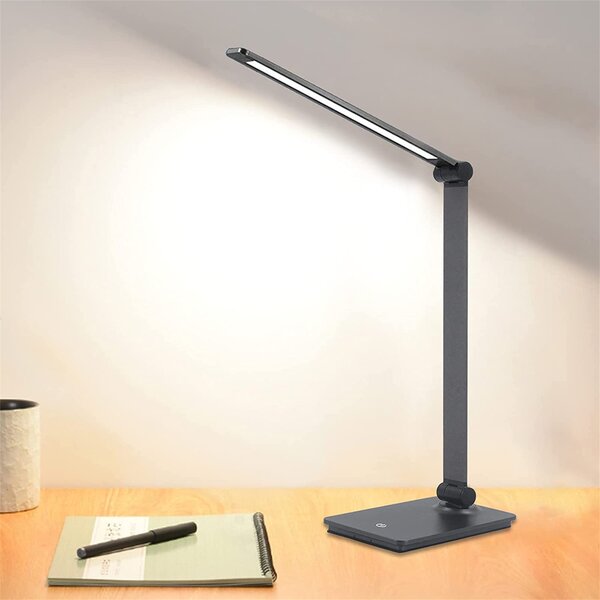 Folding 24 LED Desk Lamp Portable Bright Dimmable Compact Touch Control Light