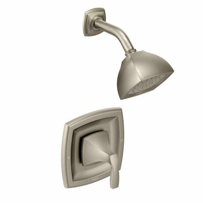 Voss Diverter Shower Faucet Posi Temp Moen Finish Brushed Nickel