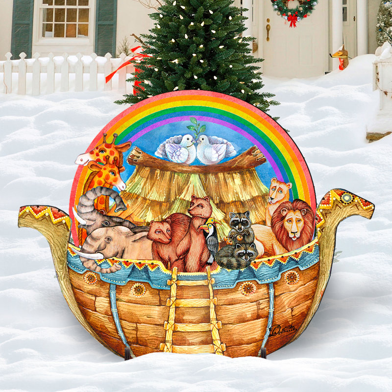 The Holiday Aisle Christmas Indoor Outdoor Decoration Noah Ark Wood Free Standing Lawn Art Wayfair,Interesting Mall Tips And Tricks