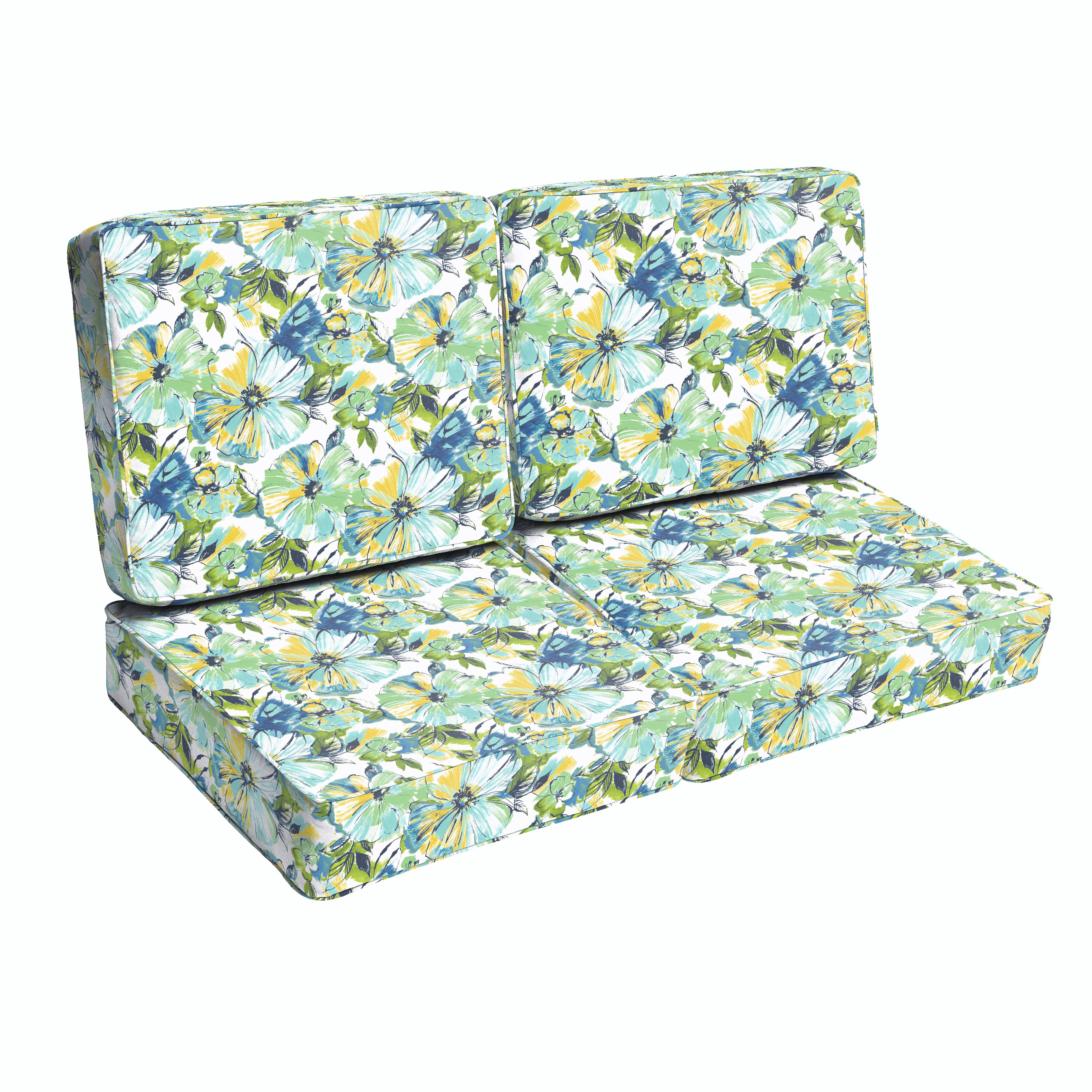 deep loveseat outdoor cushion