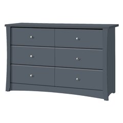 graco pebble gray 6 drawer dresser