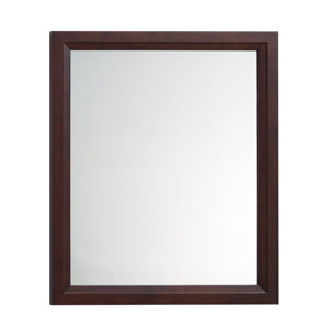 Wood Framed Bathroom Mirrors wood frame walnut mirror | wayfair Wood Framed Bathroom Mirrors wood frame walnut mirror | wayfair