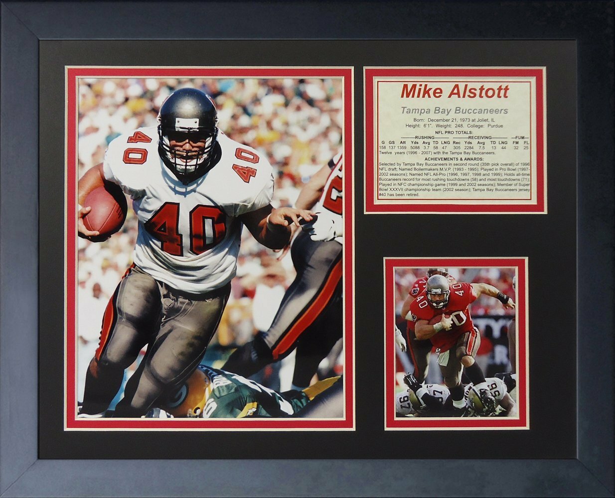 mike alstott signed jersey