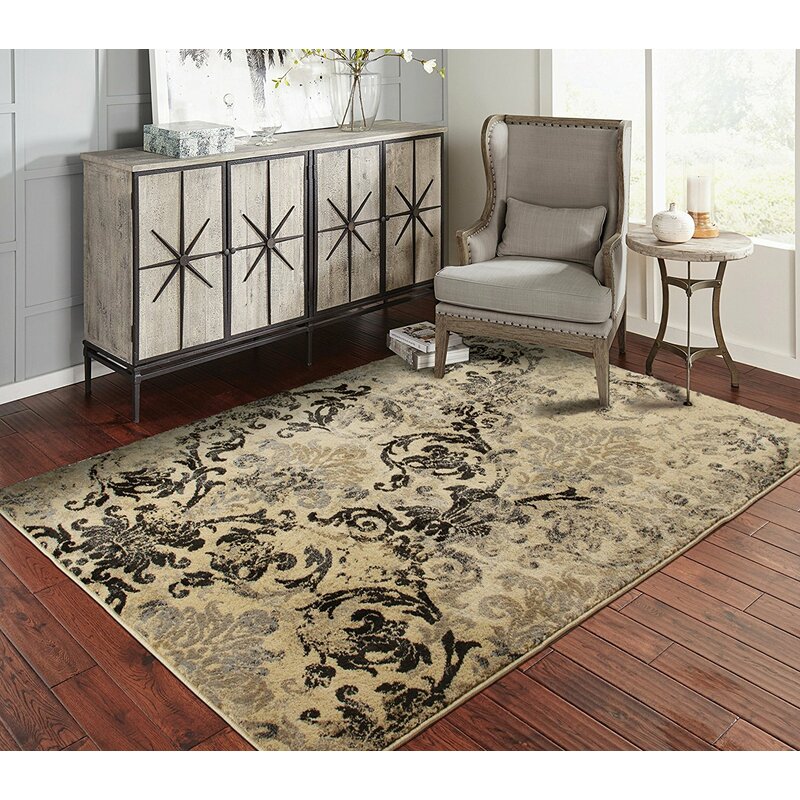 Fleur De Lis Living Singh Wool Black Tan Area Rug Reviews Wayfair