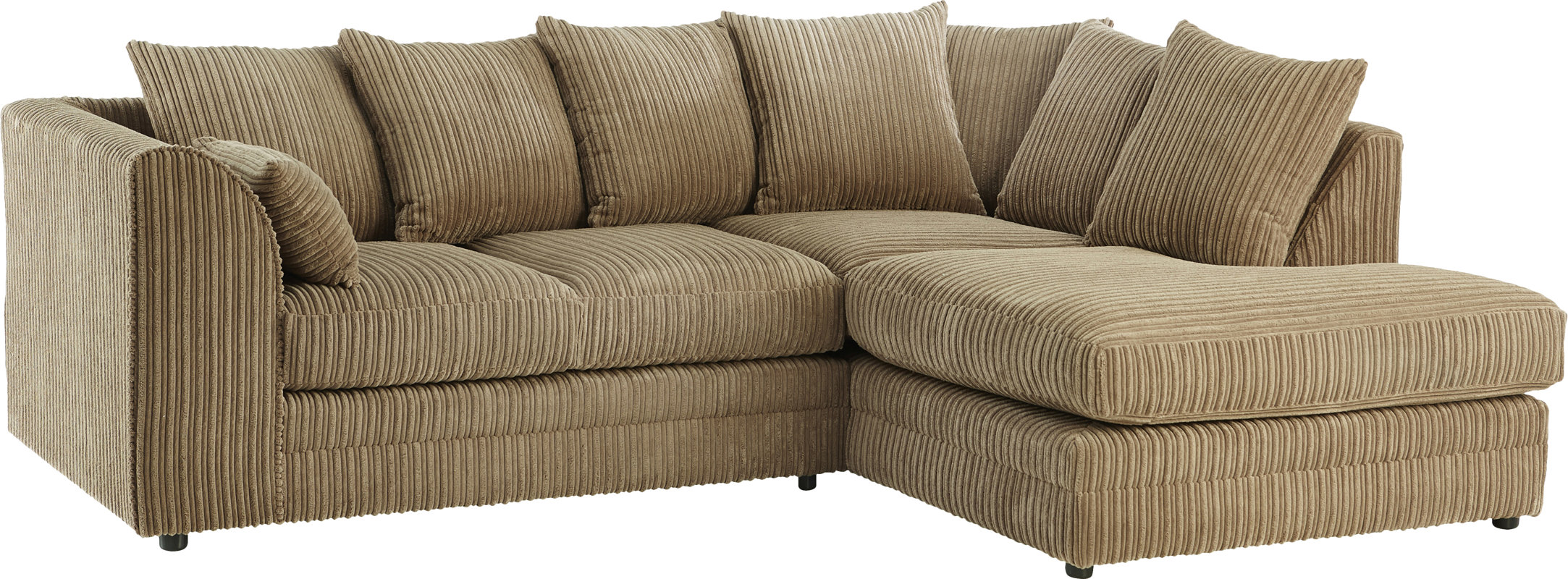 Ecksofa DANNEMORA in Kaffee