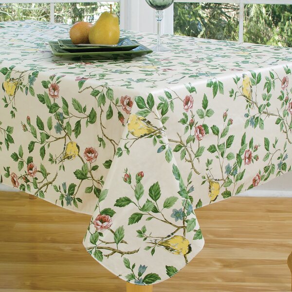 August Grove Linder Vinyl Tablecloth & Reviews | Wayfair