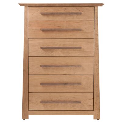 Hamilton 6 Drawer Chest Urbangreen Furniture Wood Veneer Maple