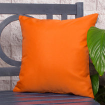 orange garden cushions