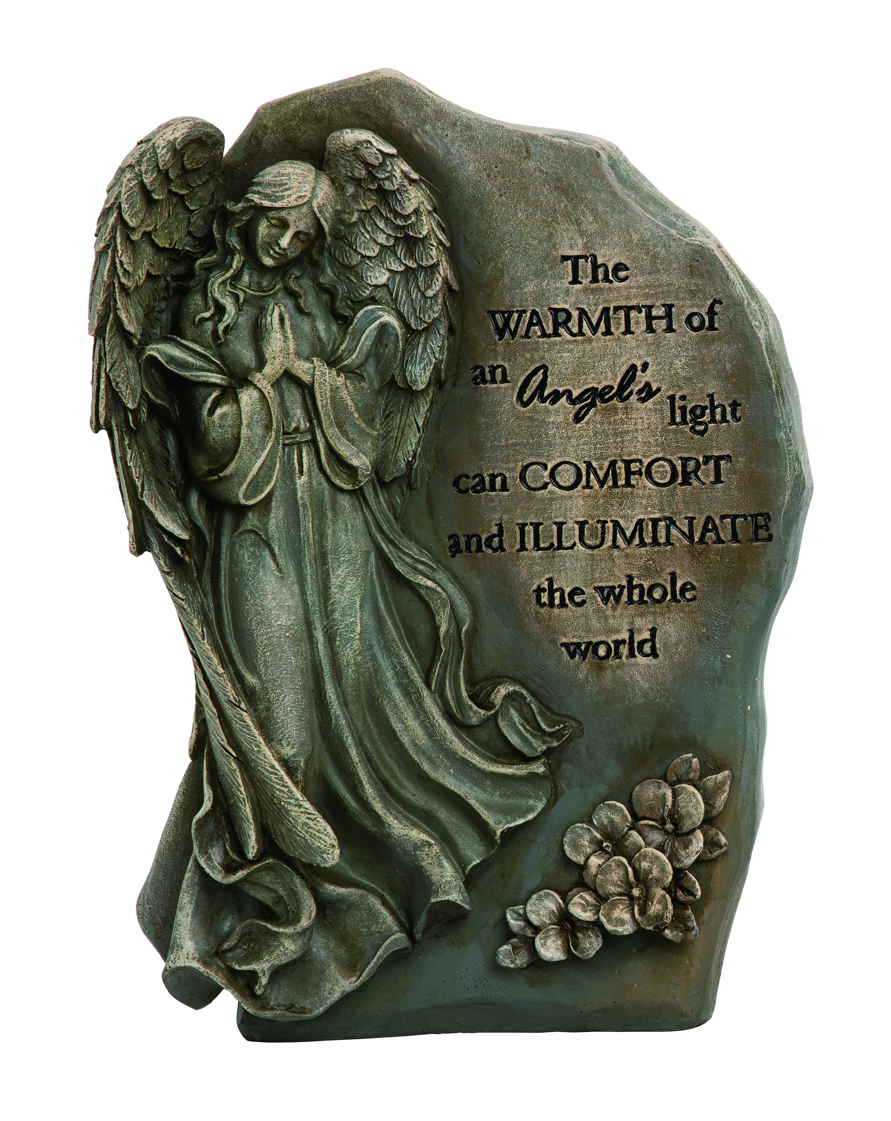 Memorial Funeral Supplies New Memorial Prayering Angel Cherub Sentimental Plaque Book Grave Stone Ornament Home Furniture Diy Mhg Co Ke