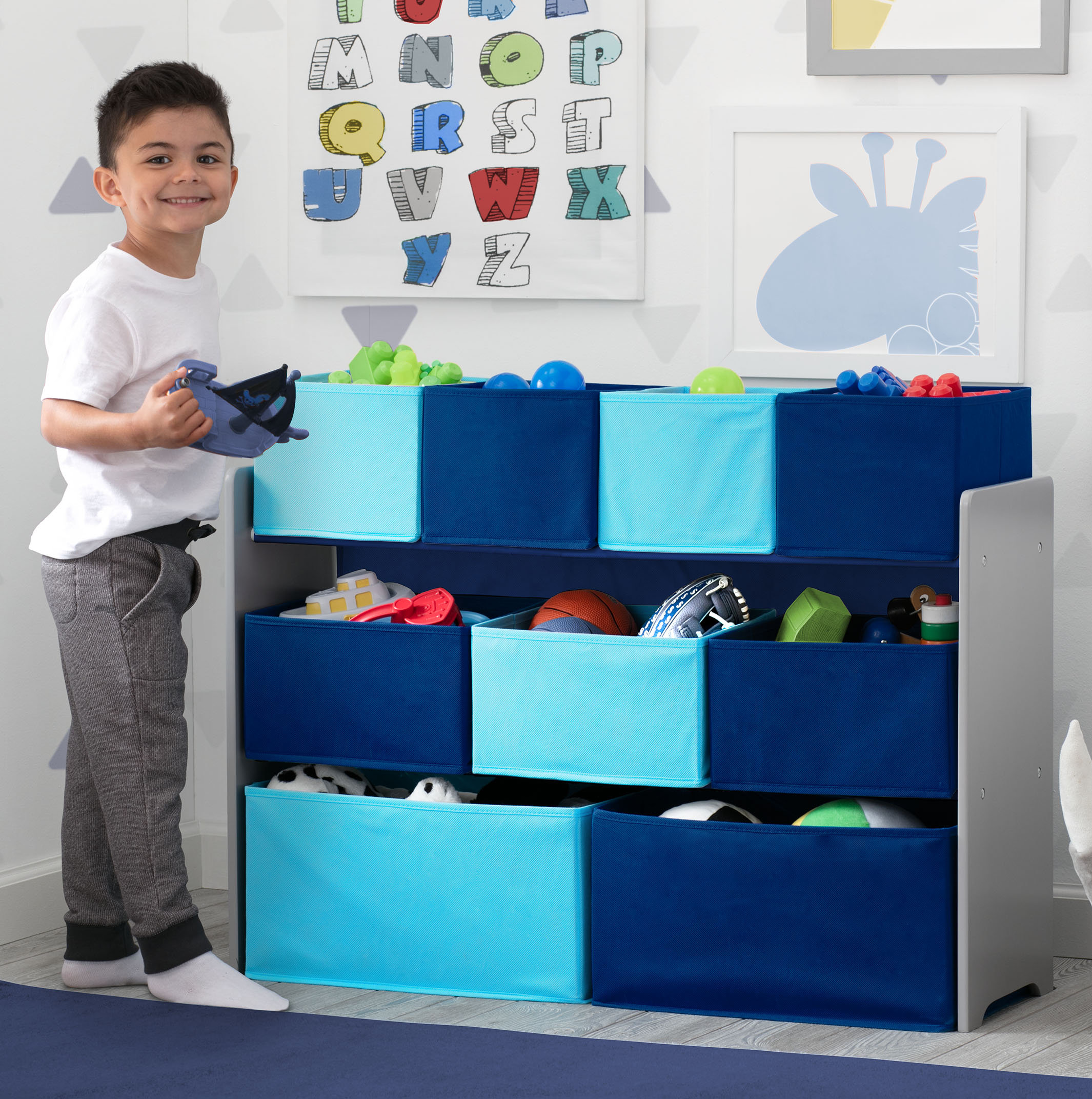 Zoomie Kids Wason Toy Organizer with Bins & Reviews Wayfair
