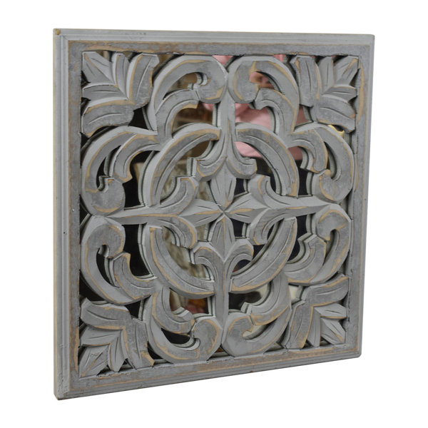 Bungalow Rose Wooden Mirror Wall Decor Wayfair