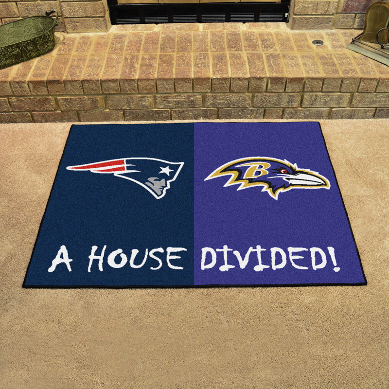 Fanmats Nfl New England Patriots Baltimore Ravens 42 5 In X 33 75