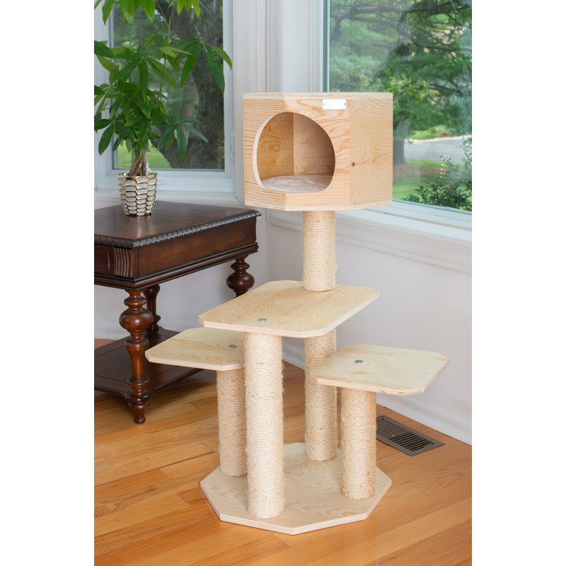 armarkat wood cat tree