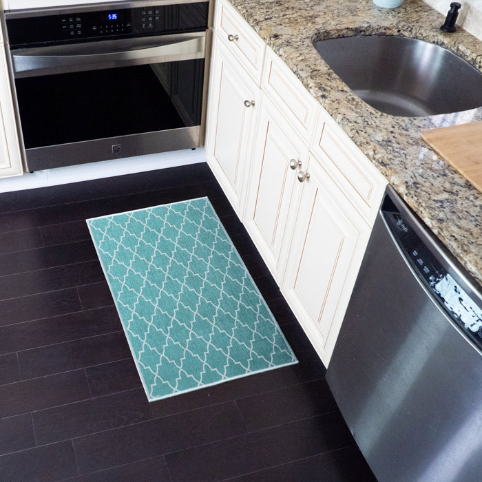 Winston Porter Non-Skid Ultra-Thin Area Rugs For Laundry ...