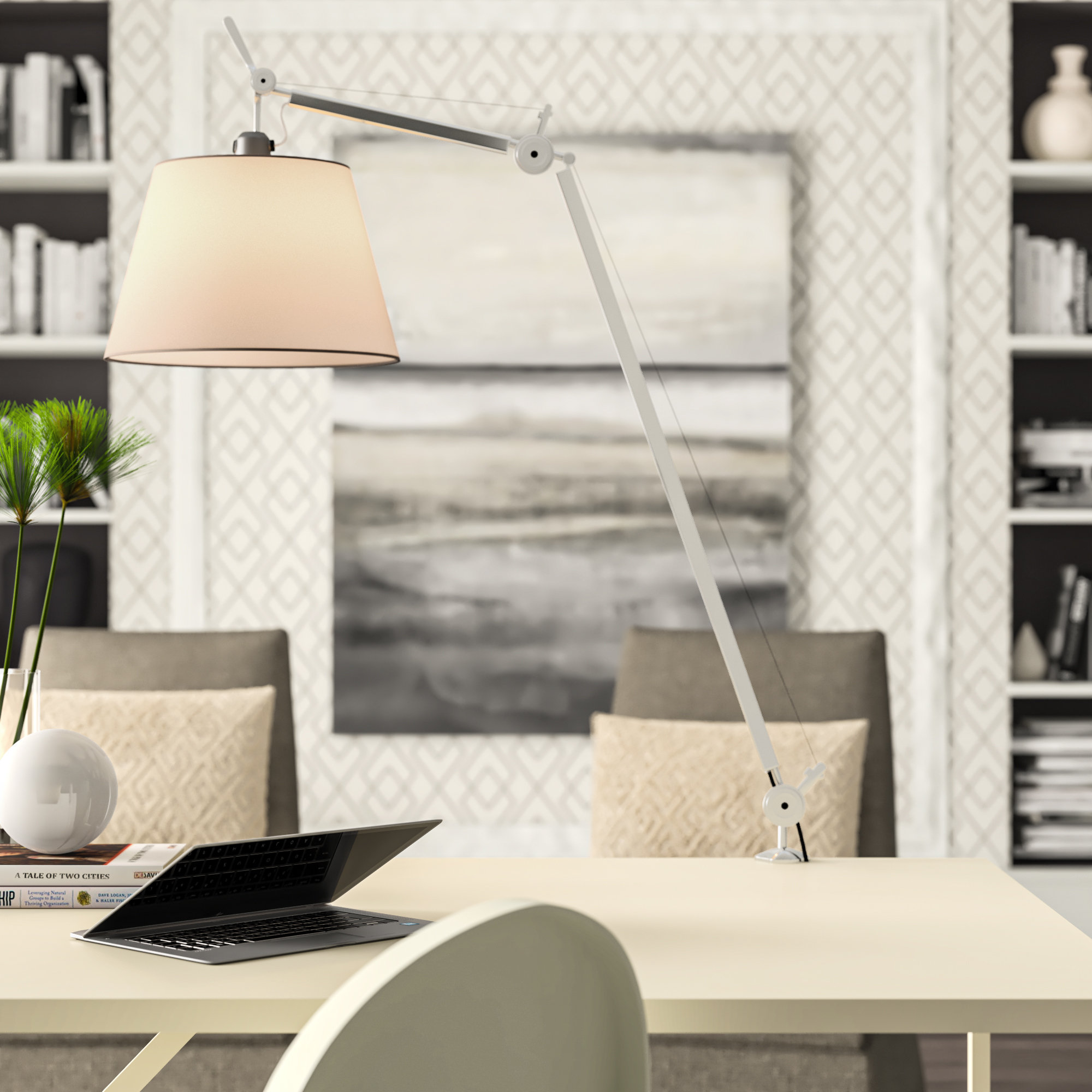 Artemide Tolomeo Mega Swing Arm Desk Lamp Perigold Artemide Tolomeo Mega Swing Arm Desk