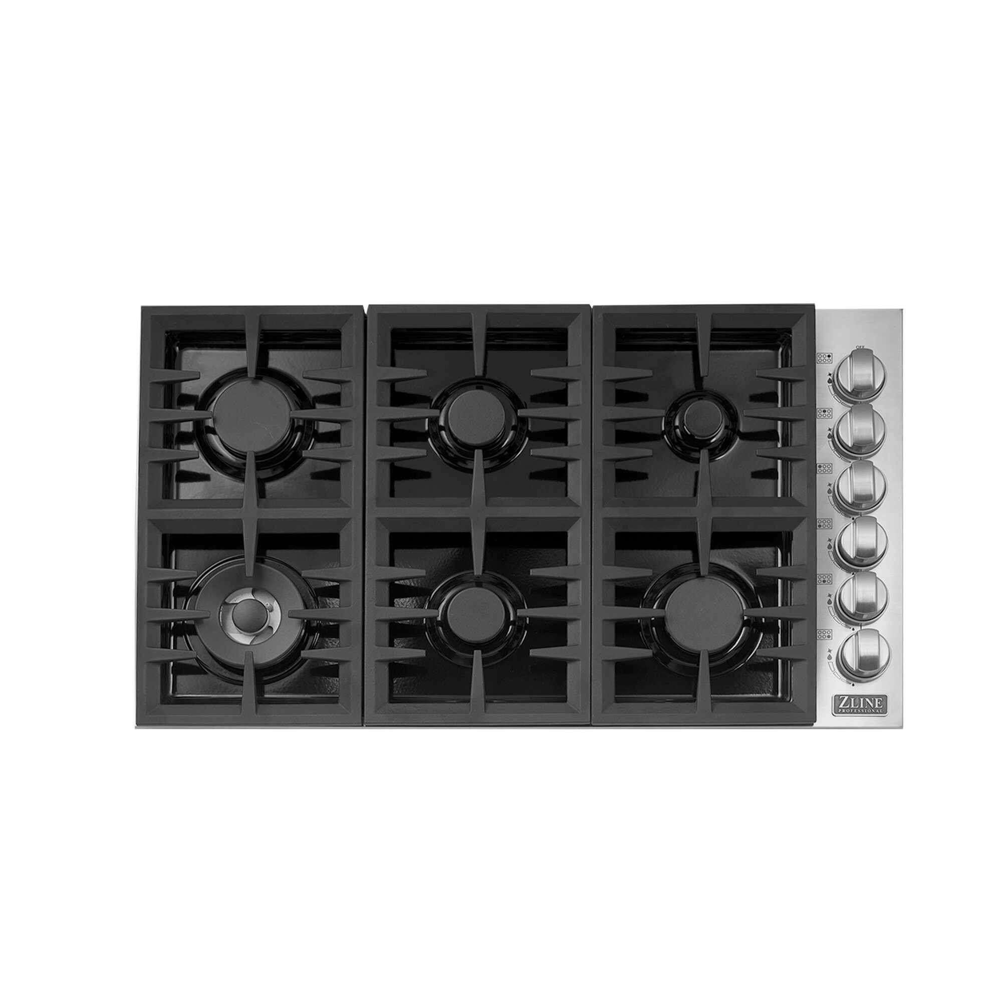 Zline Kitchen And Bath Dropin 36 Gas Cooktop With 6 Burners