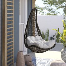 hanging rattan chair wayfair