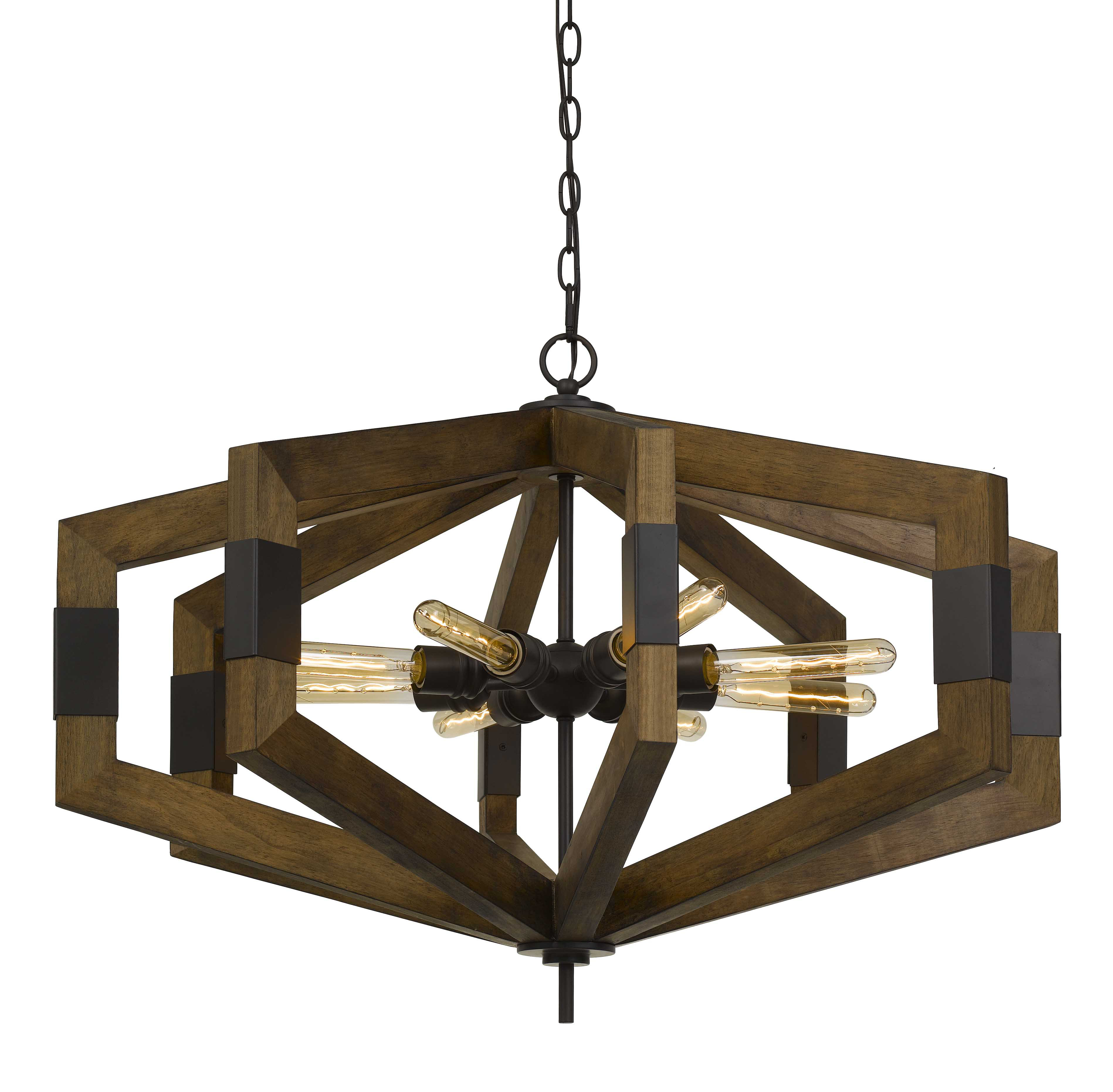 Troncoso 8 Light Geometric Chandelier Troncoso 8 Light Geometric Chandelier