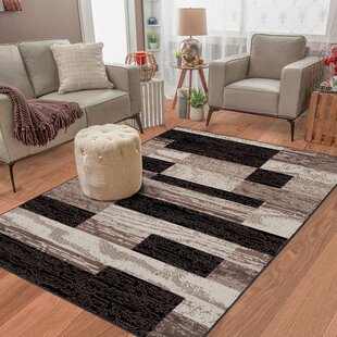 Yellow Grey Patchwork Rug for Living RoomTransitional RugsLow Pile Runners