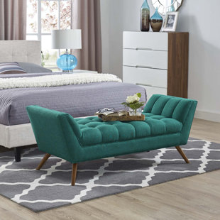 Go to store & view more images Freeborn Upholstered Bench by Ivy Bronx