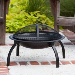 Brookdale Steel Wood Burning Fire Pit