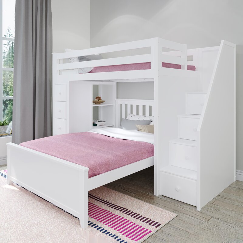 ayres l shaped bunk bed with drawers
