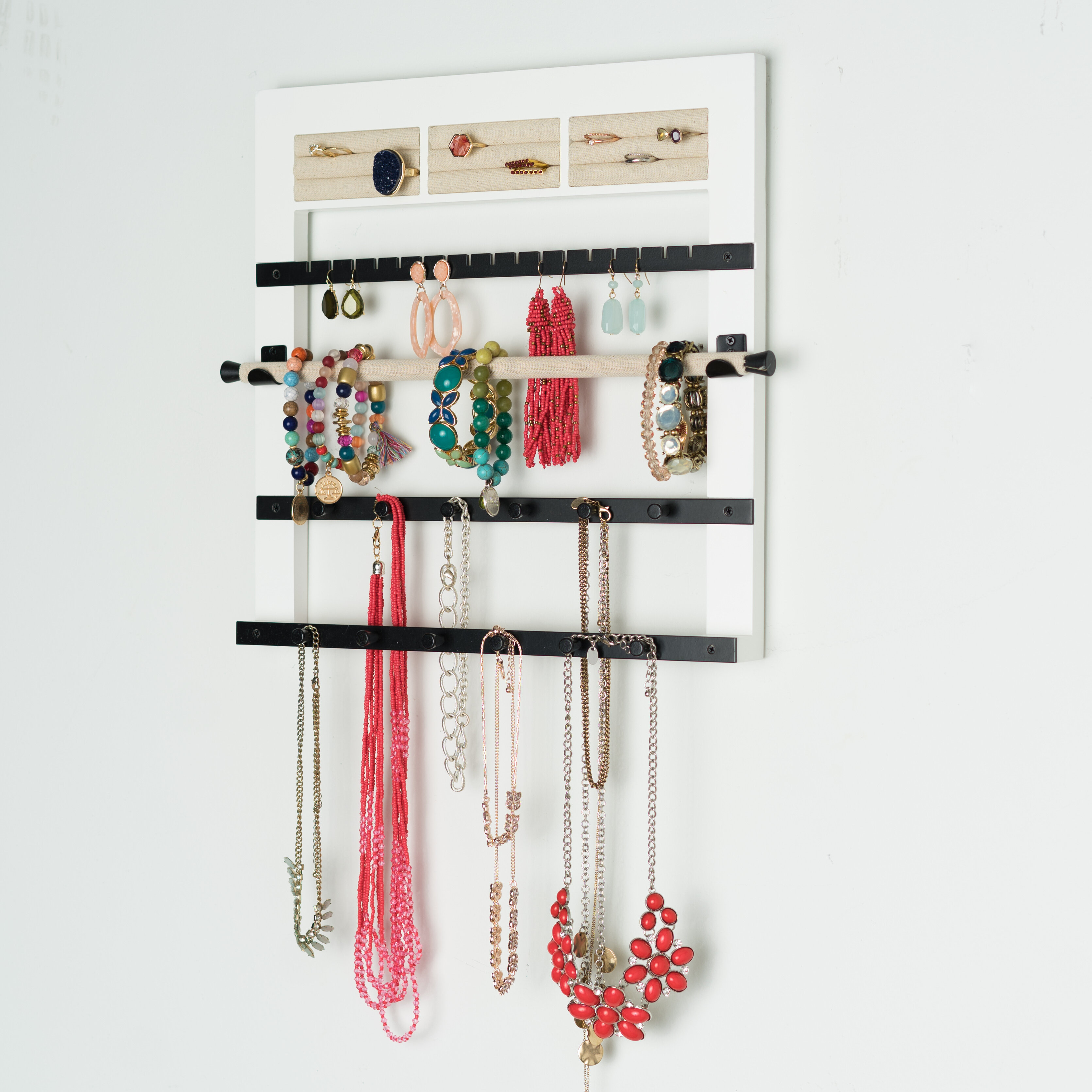Red Barrel Studio Polen Wall Jewelry Hooks Hanging Organizer