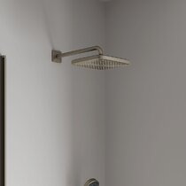 New Modern Brushed Nickel Star Style Bathroom Rainfall Shower Head Zsh013 