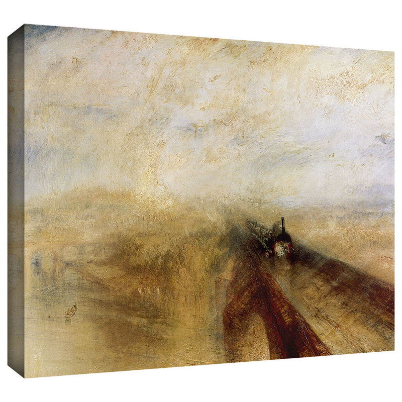 Artwall Rain Steam And Speed The Great Western Railway Ii By William Turner Painting Print On Wrapped Canvas Wayfair