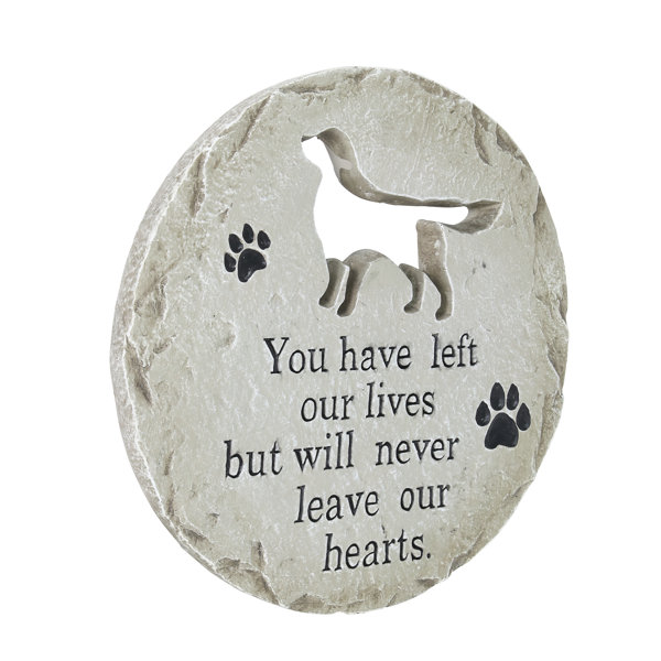 Real Stone Personalized by Florida-Funshine Pet Memorial Stone 