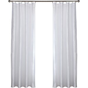 Rainville Solid Room Darkening Rod Pocket Curtain Panels (Set of 2)