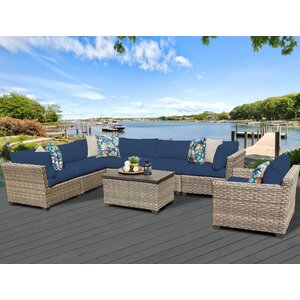 Monterey 8 Piece Sectional Set with Cushions