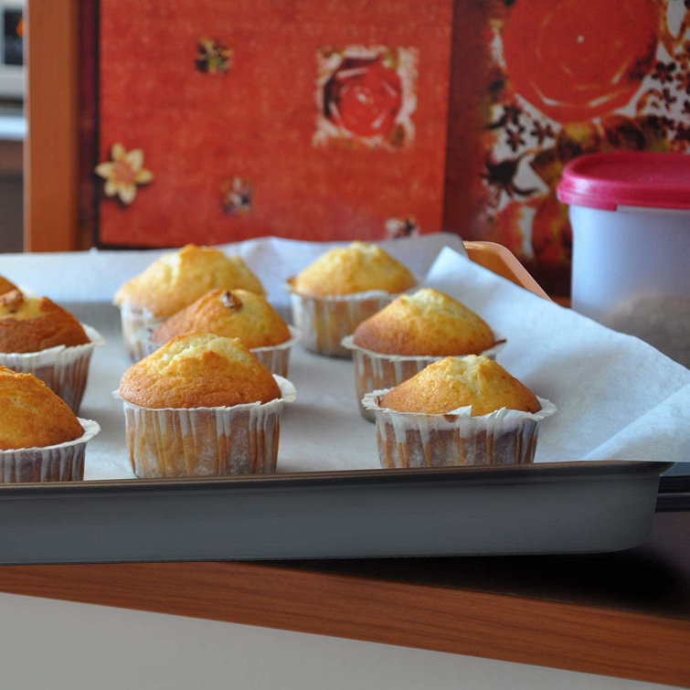 red copper cookie sheet