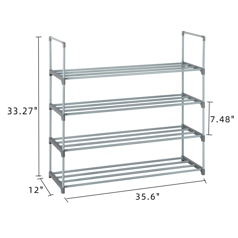 Rebrilliant 4 Tier 20 Pair Shoe Rack Wayfair