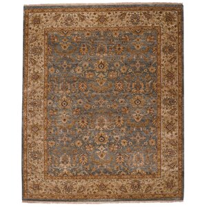 Boca Park Medium Blue/Beige Mahal Area Rug