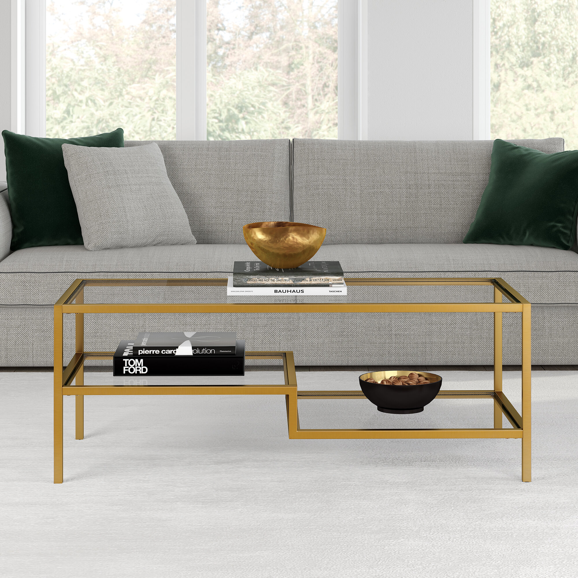 4 Legs Coffee Table with Storage