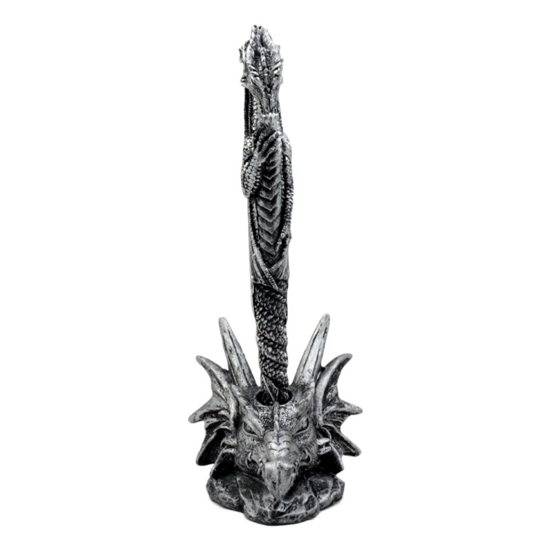 World Menagerie Jonette Ink Of Fire Spirit Dragon Pen With Dragon Head Base Holder Sculpture Wayfair