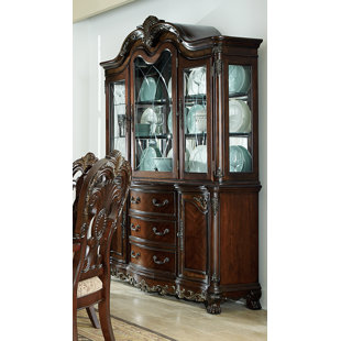 Go to store & view more images Chalus Lighted China Cabinet by Astoria Grand