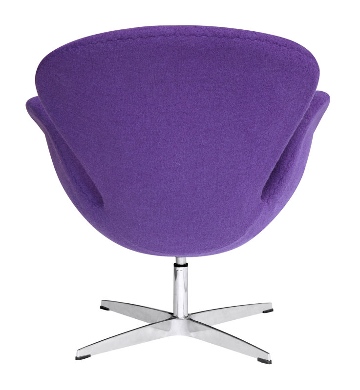 Fine Mod Imports Swan Swivel Armchair Reviews Wayfair Swan Swivel Armchair